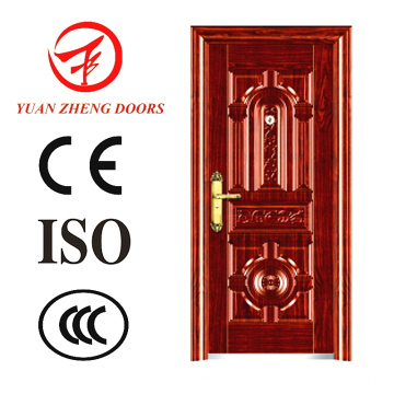 Cheap Metal Security Door Steel Entry Door